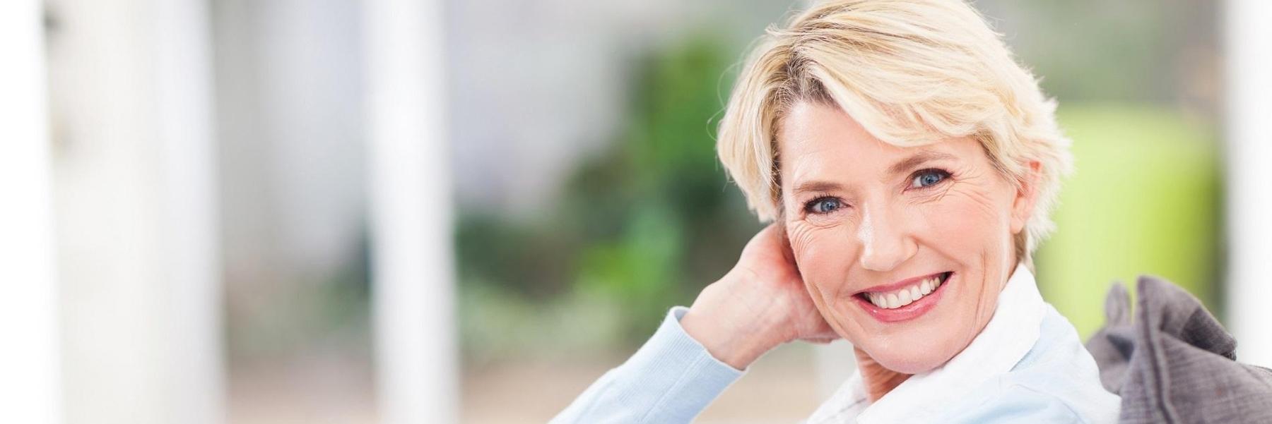 woman with dental implants in booragoon