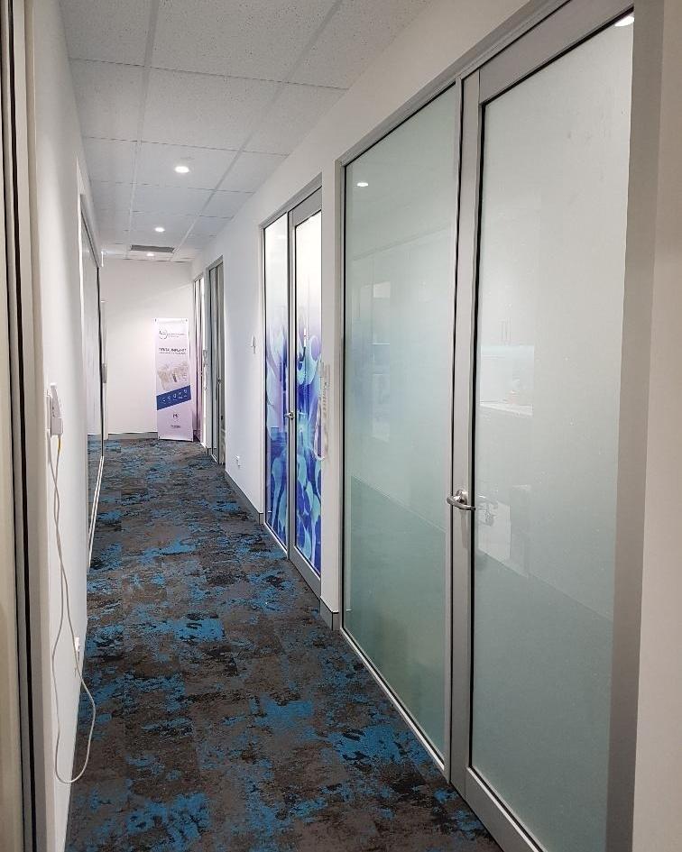 GCID Hall  Hallway at Garden City Implant & Dental